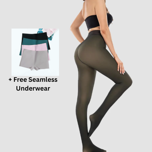 Warm Semi Transparent Thermal Stockings Woman Tights