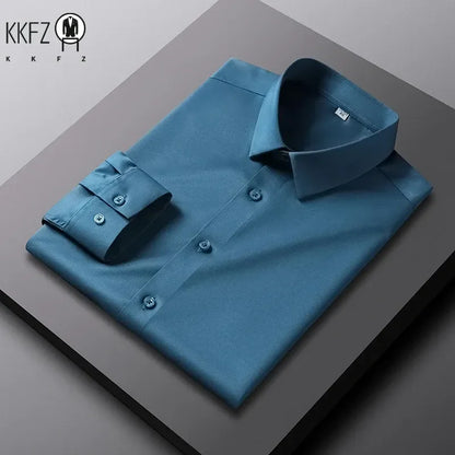 Men's Casual Non Ironing and Wrinkle Resistant Shirt