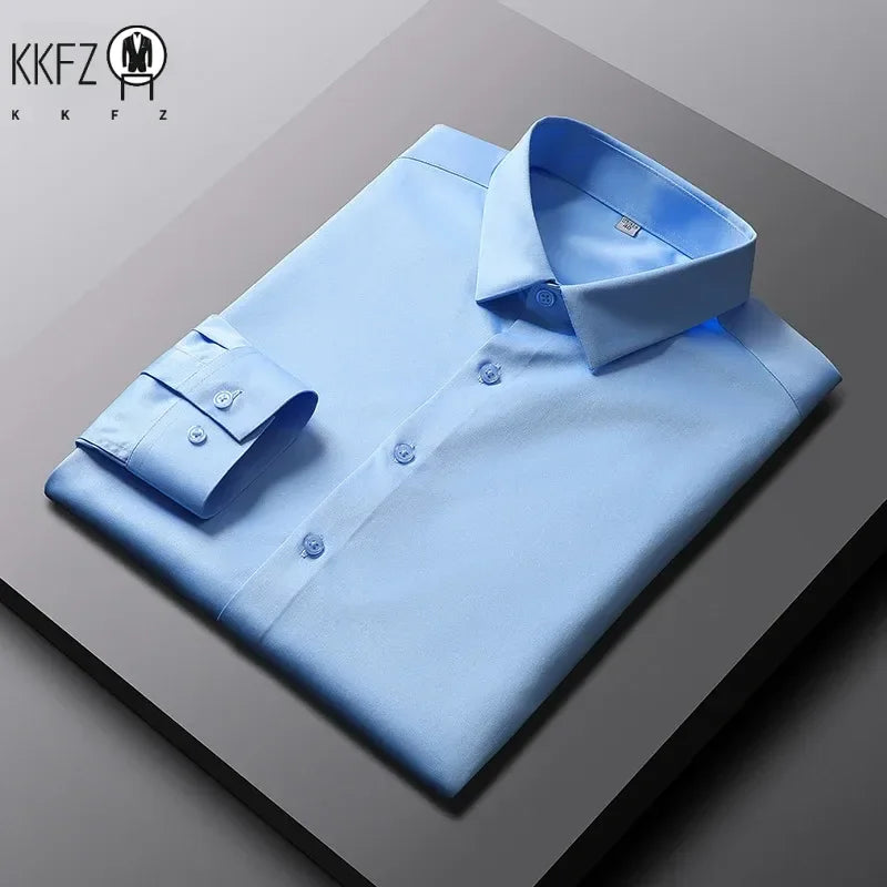 Men's Casual Non Ironing and Wrinkle Resistant Shirt