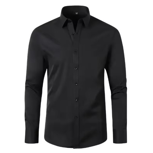 Men's Casual Non Ironing and Wrinkle Resistant Shirt