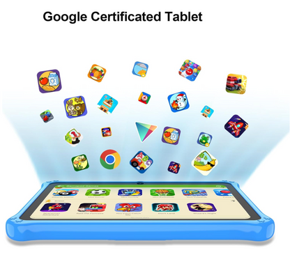 PRITOM Kids Tablet 7 Inch Android 13 4GB (2+2 VIRTUAL) RAM 32GB ROM WiFi Bluetooth Children Software Installed with Lanyard